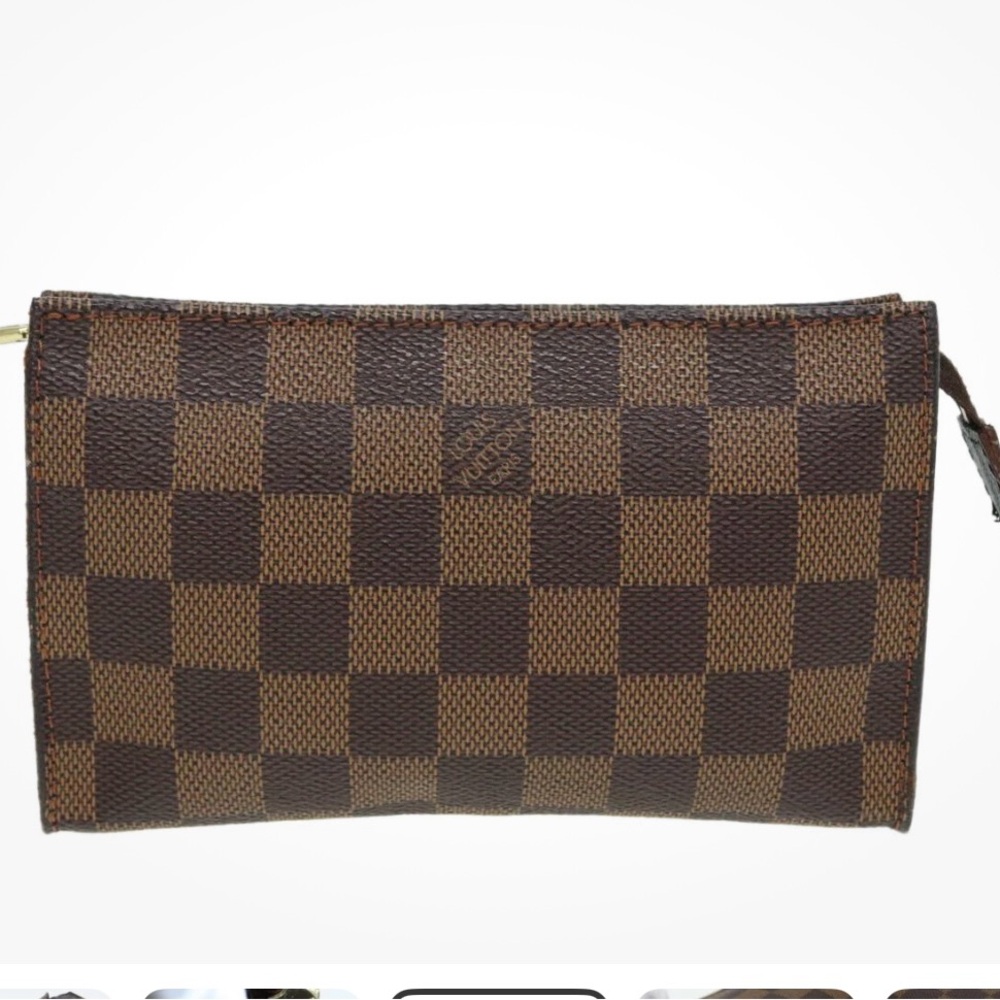 Louis Vuitton Brown Checkered Toiletry Bag